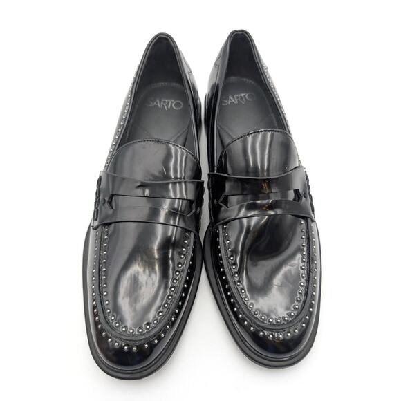 Sarto by Franco Sarto Eden Studded Penny Loafer Shoes Women's Size US9M EU40 - Picture 13 of 13